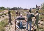 Escenas del rodaje del video.