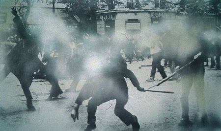 Ciudades del miedo (detalle). Graciela Sacco. 2000.